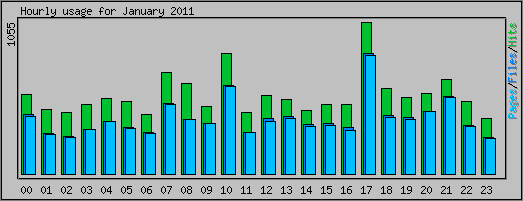 Hourly usage