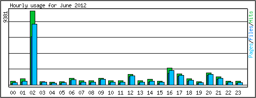 Hourly usage