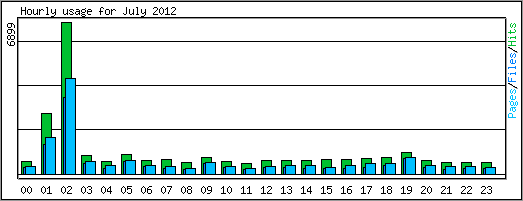 Hourly usage