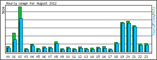 Hourly usage