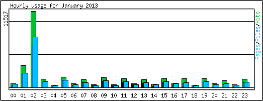 Hourly usage