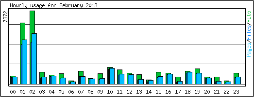 Hourly usage
