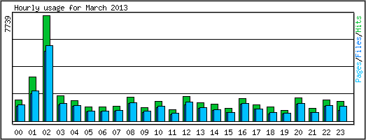 Hourly usage