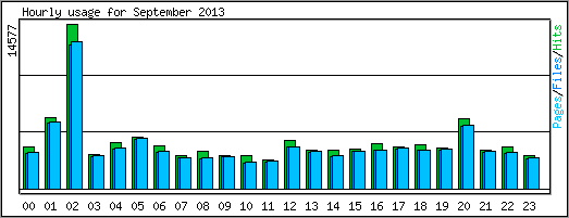 Hourly usage