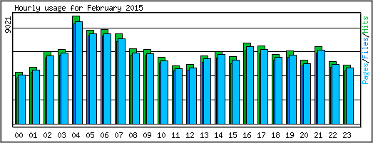 Hourly usage