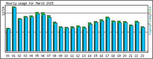 Hourly usage