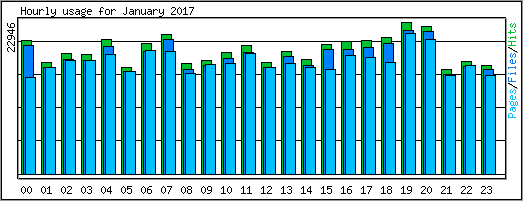 Hourly usage